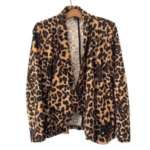 Leopard Print Women's Blazer